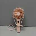 SWEETFULL Handheld Portable Fan, 5000mAh Rechargeable Battery, 6 Speed Wind, LED Digital Display, Foldable Electric Personal Mini Travel Fan with Backup Power, Summer Essentials Gifts for Women Girl