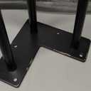 SMARTSTANDARD 28 Inch Hairpin Table Legs, 3 Steel Rods 1/2 Inch Pipe Diameter, 800lbs Load Capacity, Mid-Century Style for Coffee Table, Side Table, Night Stand (Black, 4PCS)