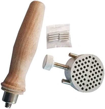 PRAZTECH Universal Work Holder Peg Clamp Jewelers Hand Held Vise Jewelry Engraving Tool