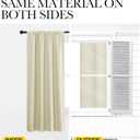 NICETOWN Kitchen Curtains, Short Blackout Curtains & Drapes, Small Window Draperies for Dining Room, Cupboard (Beige, 42 in x 36 in (W x L), Set of 2)