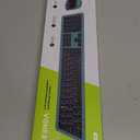 Wireless Keyboard and Mouse Combo, Full Size Slim Thin Cordless Keyboard Mouse with Numeric Keypad, Quiet Computer Keyboard Mice Set 2.4G Stable Connection Adjustable DPI (Green)