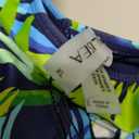 Tankini Swimsuits with Shorts - Two Piece Tummy Control Bathing Suits High Neck Swimwear with Two Side Pockets (X-Large, Green Leaves)