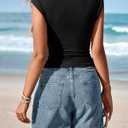 BTFBM Womens Summer Tops 2026 Boat Neck Cap Sleeve Tee Shirts Ruched Slim Fit Knit Going Out Tank Top Spring Fashion (XL)