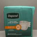 Depend Adult Diapers with Tabs, Incontinence Protection with Tabs, Unisex, Small/Medium (1934" Waist, Up To 170 lbs), Maximum Absorbency, 60 Count (3 Packs of 20)