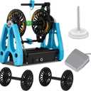 Consfly Electric Wool Spinning Wheel 800RPM Fiber Spinning Wheel with Foot Switch & Yarn Holder, Wool Spinner for Yarn Making