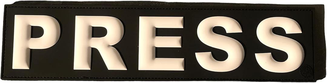 Press PVC Patch 11.4x2.8 in / 29x7 cm Conflict Journalist