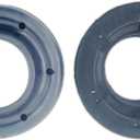 Front Coil Spring Insulators, Front Upper Coil Spring Isolators Compatible with 2007-2018 Jeep Wrangler JK JKU (Stock height, Pair)