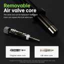 1 Pack TPU 29"/27.5"/26" Tubes 29/27.5/26 inch x 1.9-2.5 Inner Tubes, 1.77"/45mm Metal Presta Valve with Removable Core