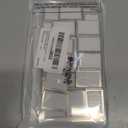 Amylove 40 Pcs Silver Cubicle Pins Partition Long Push Pins Fabric Clips Cubicle Name Plate Holders for Office Furniture Corkboard Fabric Mounting