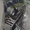 RATIVE Anti Slip Non Skid Ankle and Crew Socks with Grippers for Men Women (Small, 3-pairs/Black)