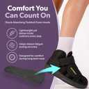 BraceAbility Closed Toe Medical Walking Shoe - Lightweight Broken Toe Cast Boot, Fractured Foot Brace for Metatarsal Stress Fracture, Post-op Bunion, Hammertoe Surgery Recovery - For Men or Women (M)
