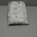 Mayfair Linen 3 Ply White Linen Curtains 84 Inch Length 2 Panels Set - Bedroom Living Room Curtains 84 Inches Long, Rod Pocket Back Tab Textured Window Drapes Soft Semi Sheer Light Filtering Panels