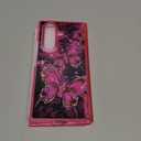 Hekodonk for Galaxy Z Fold 7 Case,[Compatible with MagSafe][Glow in The Dark][Front Screen Protector][Stand][Hinge Protection],Slim Fit for Women Girls for Samsung Galaxy Z Fold 7,Pink