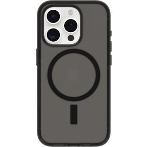 OtterBox Symmetry Series Soft Touch for MagSafe for iPhone 15 Pro - Dark Echo (Black), Sleek Rubber Design, Smooth Finish, Camera Bumpers, and Protective Screen Lip