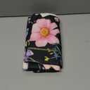 ONWAY Spring Summer Pillow Covers 18x18 Inch Set of 2 Floral Colorful Flowers Decorations Farmhouse Living Room Outdoor Cushion Case for Sofa Couch Home Bed Black