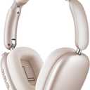 Wentronic Y02 Active Noise Cancelling Headphones,60H Battery,5 EQ Music Modes,Hi-Res Audio,Deep Bass,Foldable Wireless Over Ear Bluetooth 5.4 Headset,Breathable Leather Earpads (Starlight)