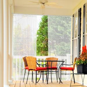 Mosquito Net for Porch/Patio/Canopy/Garden, Outdoor Sheer Tulle Curtains Mesh Net, Decoration Netting for Party Wedding Arch Draping&Ceiling Drapes Fabric, White 54x84in