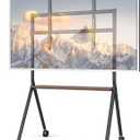 Smart Board Stand for 55-100 Inch Interactive Whiteboard, Holds Up to 265lbs, Height Adjustable Interactive Whiteboard Stand with Lockable Wheels for Office/Classroom/Home