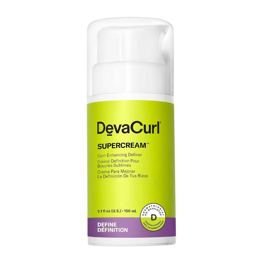 DevaCurl SuperCream Ultra-Rich Moisturizing Definer | Hydra-Definition Blend | Multitasking Styler