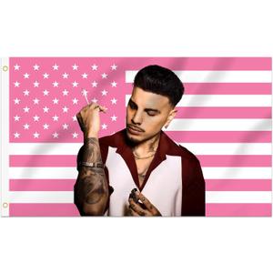 3x5 Ft Rauw Decorative Alejandro Flag Decor Tapestry Double Stitched with 2 Brass Grommets for Indoor Outdoor College Dorm Room Decoration