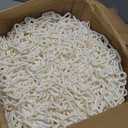 US Weight 2" x 500' SunSheild Plastic Safety Chain – White