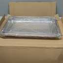LRAL302S Air Fryer Basket and Tray Replacement for LG Oven Parts, 304 Stainless Steel LRAL303S Air Fry Tray for LG Stove Parts Air Fry Crisper Basket LG Oven Air Fryer Rack 1 Pack