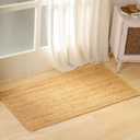 Handwoven Natural Jute Area Rug Rustic Reversible Farmhouse Rug 2.3x4ft