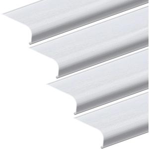 Retisee 4 Pcs 24 Inch Under Cabinet Light Cover Replacement Lens,Curved