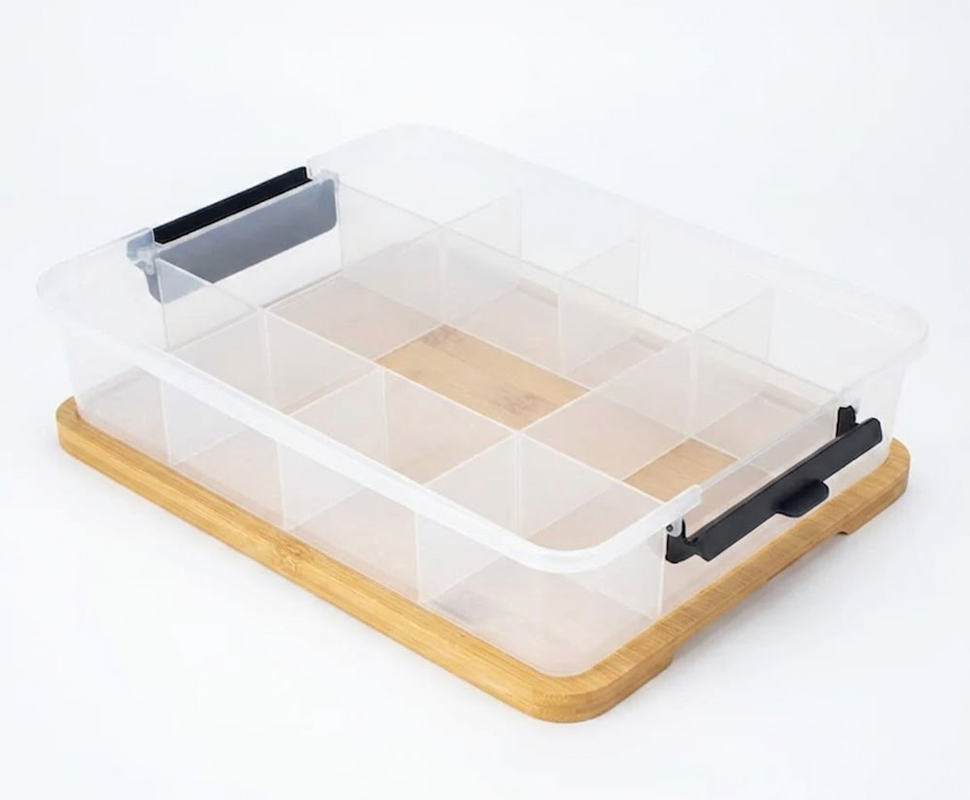 Snacklebox with Bamboo Lid