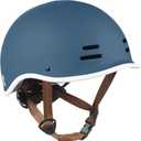 Retrospec Remi Kids' Bike Helmet for Youth Boys & Girls- Bicycle Helmet with Built-in Visor and Adjustable Reflective Straps for Skateboarding, Scooters, Rollerblading - (49-53cm, Matte Navy)