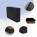 10x6x2 inch Black Shipping Boxes Pack of 20, Corrugated Cardboard Boxes for Small Business Mailing & Packaging Ideal for Birthday Wedding Party Books Gifts ClothesNeatly Folded for Easy Storage