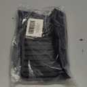 14.6 inch Faucet Mat for Kitchen Sink Splash Guard[7 Slope Fast Self-draining][Snap Lock Fit]Kitchen Sink Faucet Mat Splash Guard Kitchen Sink Area Water Splash Guard Behind Faucet Draining Mat (Black)