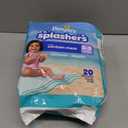 Pampers Swim Diapers - Splashers - Size 2-3, 20 Count, Gap-Free Disposable Baby Swimming Pants