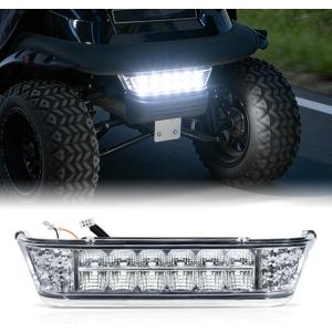 DRIVE UP Club Car LED Headlight Bar for Club Car Precedent 2004-Up with Front Head Light Electric and Gas Golf Carts, 12V Golf Cart Front Replace Head Light Bar Replaces OEM 102524801, 1025248-01
