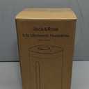 Jack & Rose Stainless Steel Humidifier, Easy to Clean, Dishwasher Safe, Cool Mist Humidifiers for Bedroom