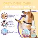 Milolabco Advanced Dental Spray, Dentaclean for Dogs & Cat, Probiotic Oral Care Spray for Fresh Breath, Helps Support Clean Teeth & Healthy Gums - No Brushing (2 Pack)