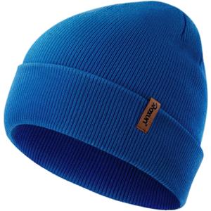 Beanie for Men/Women Winter Hat Knit Cuffed Soft Warm Unisex Skull Stocking Cap (Indigo)