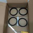 4 Pcs Drive Wheel Tires Compatible with IRobot Roomba S Series S9 (9150) S9+ S9 Plus (9550) Robot Vacuum Cleaner Accessories Replacement Parts (4 Tire with Tool)