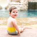 Splash About Happy Nappy Swim Diaper, Lemons, 6-12 Months, Large