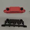 Joinfworld Power Distribution Block Bus Bar 12V 250A with 4 x 5/16"(M8) Studs Marine Bus Bar 12 Volt DC Battery Busbar Terminal Block for Automotive, Car, Boat, Solar Wiring - Negative&Positive