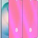 2 Pack Anti-Blue Privacy Tempered Glass for Samsung Galaxy S26 Ultra Anti-Spy Screen Protector Film Electroplated Support Finger Unlock Colorful 6.9 inch