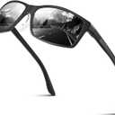 Polarized Sports Sunglasses for Men and Women - Ultra-Light Al-Mg Alloy, Glare-Busting & Comfort-Fit for Running