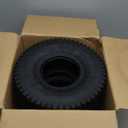 15x6.00-6 Lawn Mower Tubeless Tire, 15x6-6 for Tractor Riding Lawn Mowers Front Tire, 2 Pcs, 4 Ply, Turf-V Pattern