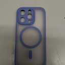 TOCOL Magnetic for 16 Pro Light Blue Case, Upgraded Full Camera Protection, Compatible with Magsafe, Drop Protection, Translucent Matte Back Bumper for iPhone 16 Pro 6.3-Inch (Light Blue)