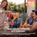 Ninja SLUSHi Twist Smart Frozen Drink Maker with Dual SlushAssist, FS701BL | 2 SLUSHI MACHINES IN 1, Serve separately or twist together, Dual SlushAssist Technology, 10+ Servings, two 72 oz vessel