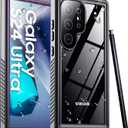 Temdan Designed for Samsung Galaxy S24 Ultra Case,Waterproof Built-in Lens & Screen Protector [Full Body Shockproof][Military Drop Proof][IP68 Underwater] Phone Case for S24 Ultra 5G-Purple (2024)