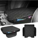 Autorder Center Console Cover for 2013-2018 Ram 1500&2013-2024 Dodge Ram 2500/3500/1500 Classic Model Accessories Armrest Cover Storage Bag Anti-Scratch Middle Console Pad Leather(Jump Seat Only)