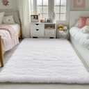White Soft Area Rug For Living Room, Bedroom, Office, Hallway 160"L x 116"W (No Brand)