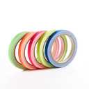 Spike Tape Set - 1/2" x 36' Neon Gaffer Tape, 5 Bright Colors | Dry Erase & Stage Floor Marking | Non-Reflective Pinstripe Tape for Hula Hoops, Theater, Sports.