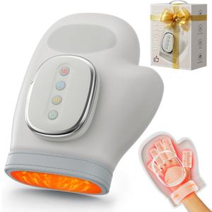 Cordless Hand Massager with Heat and Compression, Ideal Gifts for Mom Wife